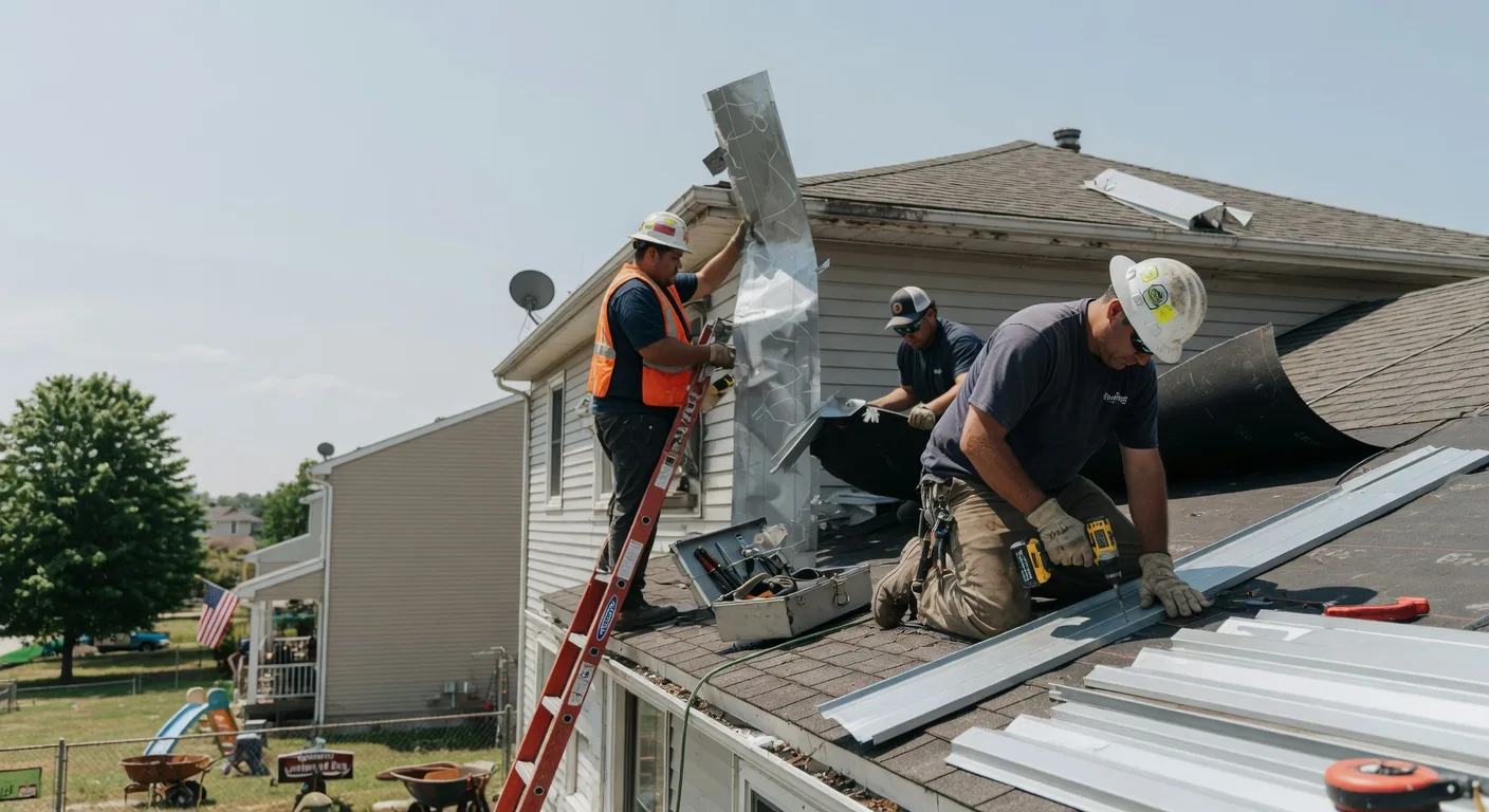 Metal Roof Repair in West Pittsburg, PA